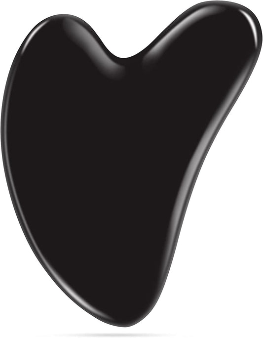 Aventurine Gua Sha Scraping Massage Tools, Rose Quartz Facial Beauty Tools for SPA Acupuncture Therapy Trigger Point Treatment(Black Single-Gua Sha Board) Health & Beauty > Personal Care > Cosmetics > Cosmetic Tools > Skin Care Tools Bbymie Black Single-gua Sha Board