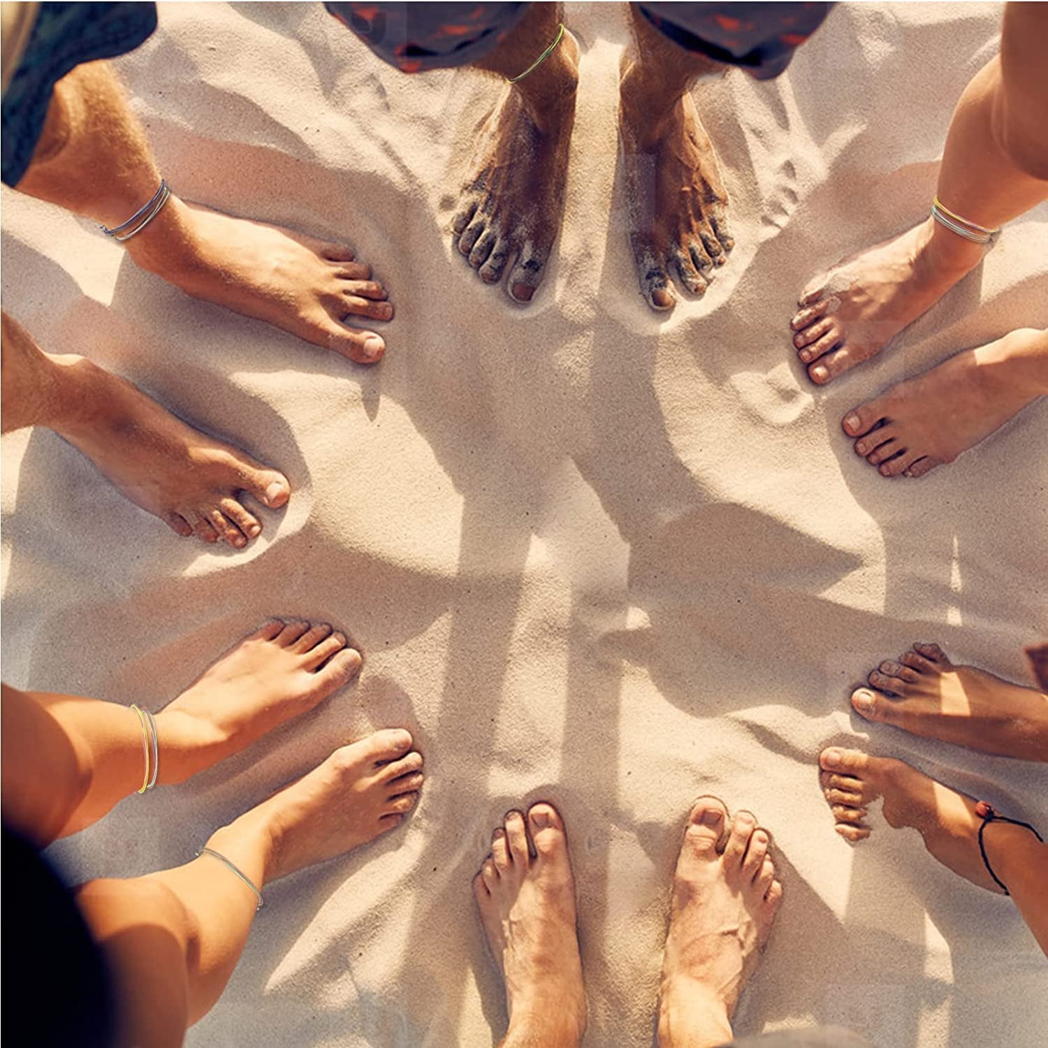 Choistily String Bracelets for Teen Girls Waterproof Boho Surfer Bracelets Summer Beach Rope Bracelets for Women Ocean Wave Anklet Bracelet Handmade Friendship Bracelet Apparel & Accessories > Jewelry > Bracelets Choistily