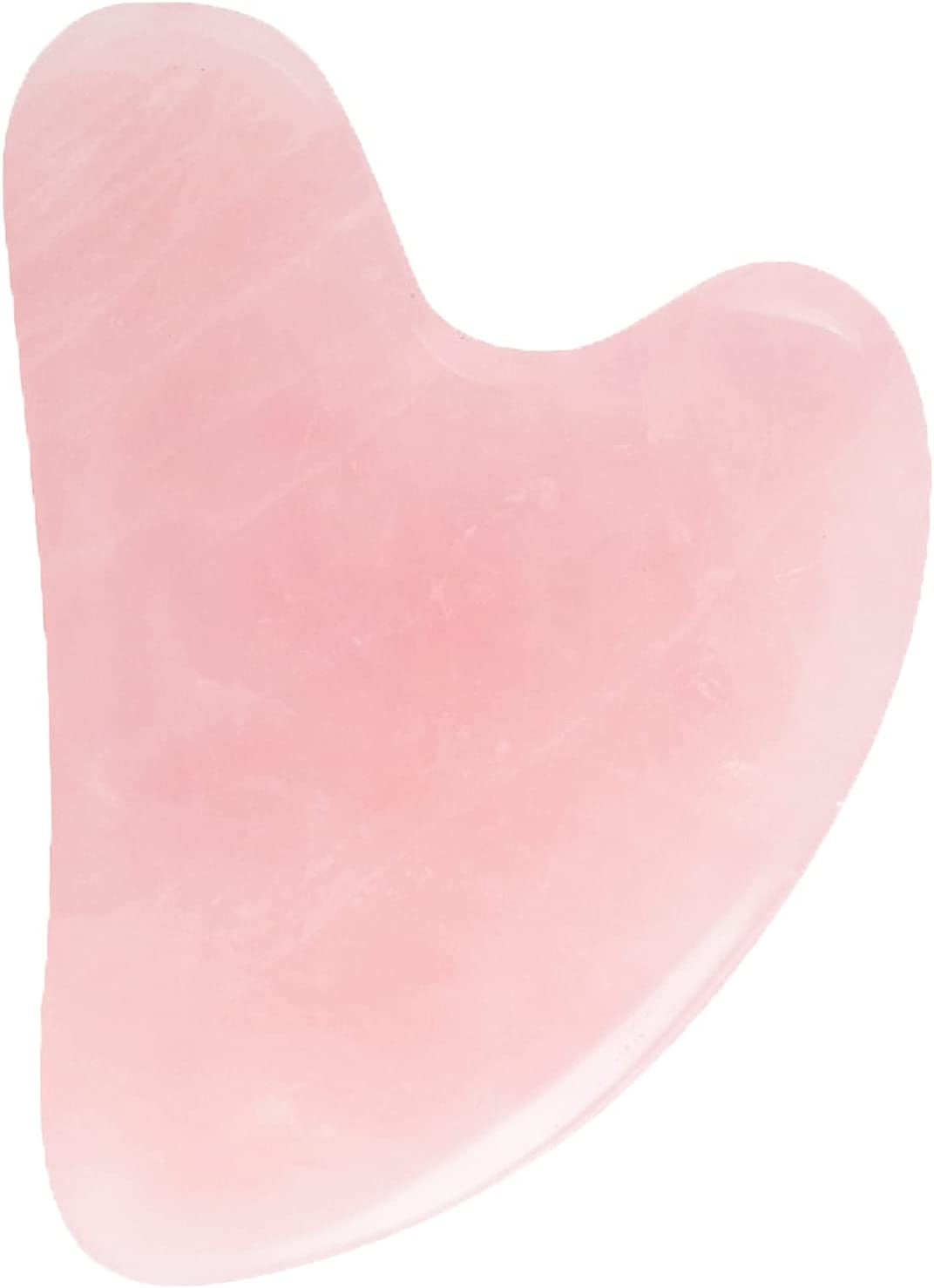 Guasha Facial Tools for Women, Natural Jade Stone Guasha Scraping Massage Tool with Smooth Edge for Physical Therapy and SPA Acupuncture Therapy Used for Face, Eyes, Neck and Body (Pink) Health & Beauty > Personal Care > Cosmetics > Cosmetic Tools > Skin Care Tools Biyanuo