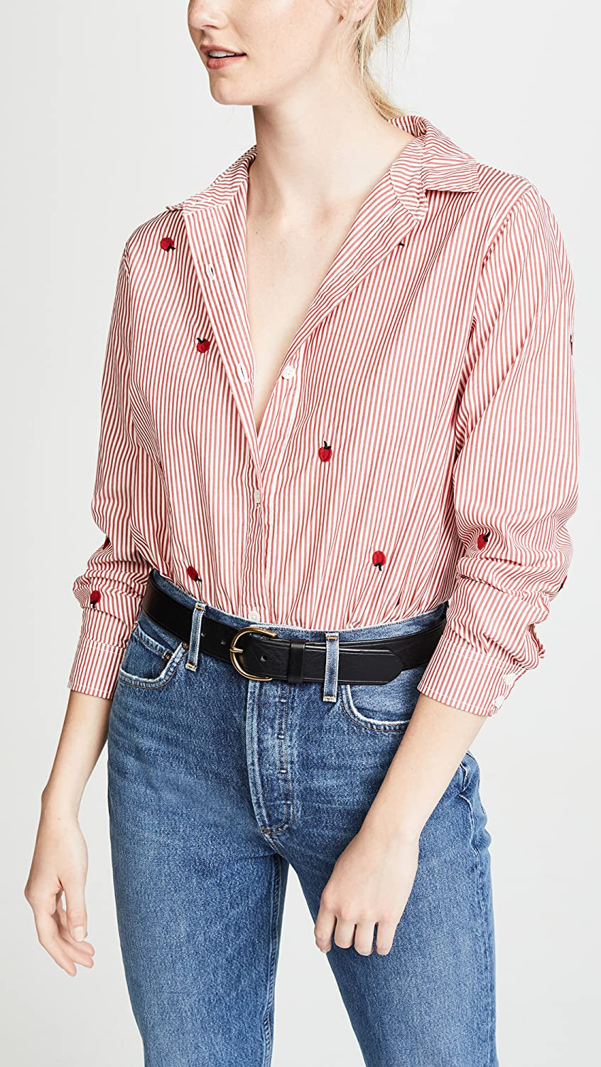 Madewell Women'S Medium Perfect Leather Belt Apparel & Accessories > Clothing Accessories > Belts Madewell
