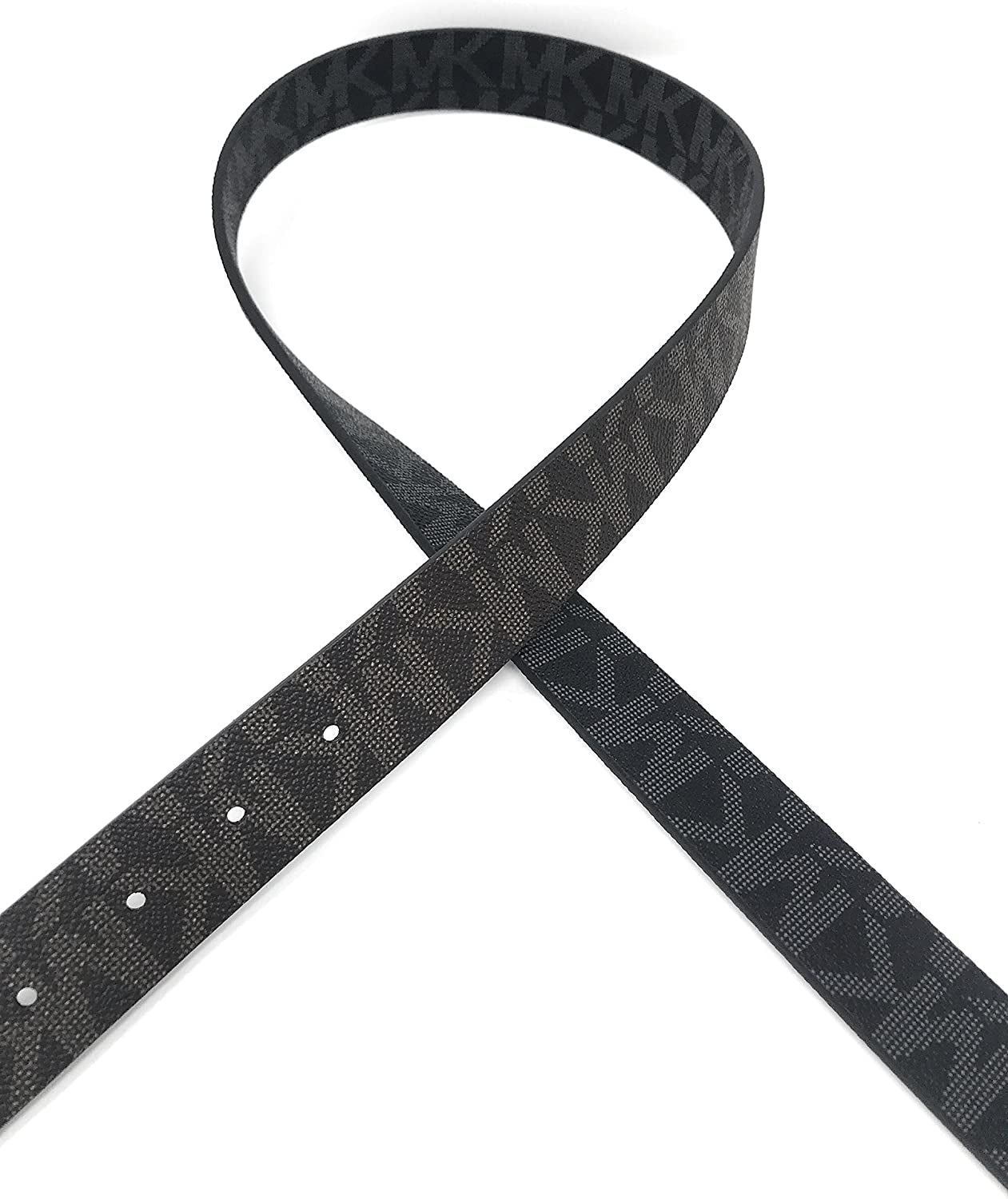 Michael Kors Women'S 30Mm Brown to Black Reversible MK Logo Monogram Synthetic Leather Belt Apparel & Accessories > Clothing Accessories > Belts Michael Kors