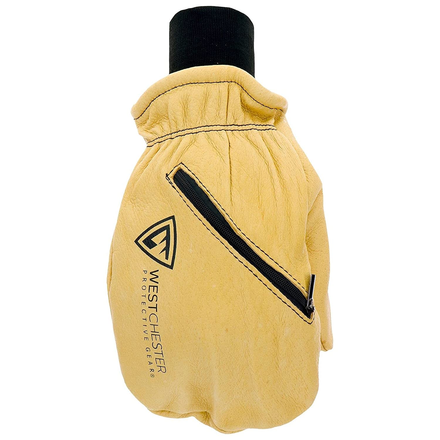 West Chester Pre-Lined Full Leather Chopper Mitten, Pigskin Leather, Cold Weather Glove, Tan, Large, (97865/L) Apparel & Accessories > Clothing Accessories > Gloves & Mittens West Chester