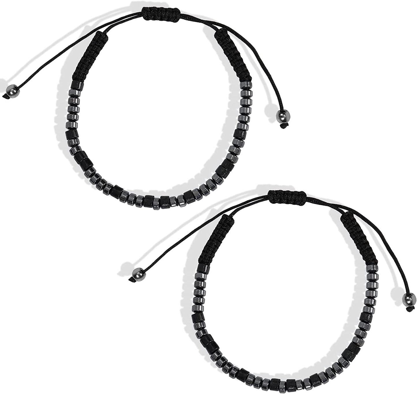 Fuck off Morse Code Bracelets, 3Mm Silver and Gold Beads on Silk Cord Funny Bracelet for Women Girls-Drive Away All Bad Things Apparel & Accessories > Jewelry > Bracelets Jorywell