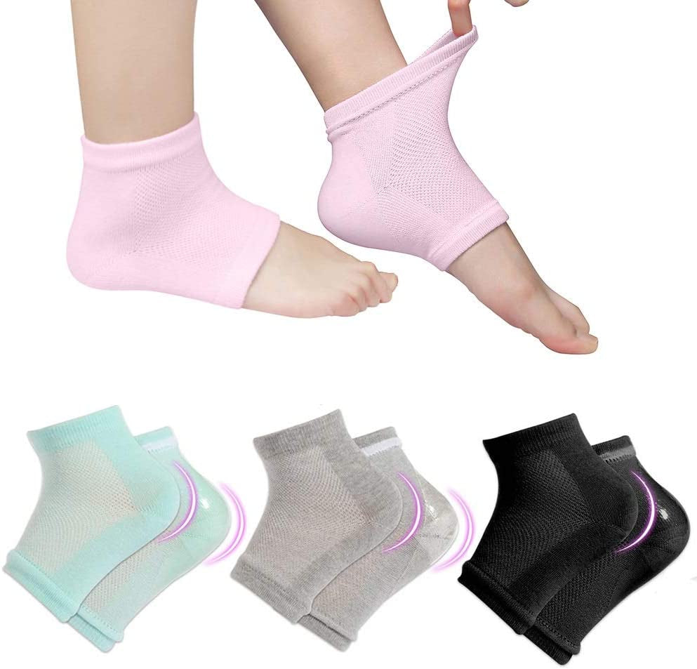 Codream Vented Moisturizing Socks Lotion Gel for Dry Cracked Heels, Spa Gel Socks Humectant Moisturizer Heel Balm Foot Treatment Care Heel Softener Compression 2 Pairs Health & Beauty > Personal Care > Foot Care Codream 4 Pairs
