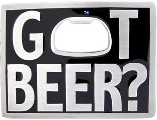 Got Beer Bottle Opener Belt Buckle Apparel & Accessories > Clothing Accessories > Belt Buckles Body Candy