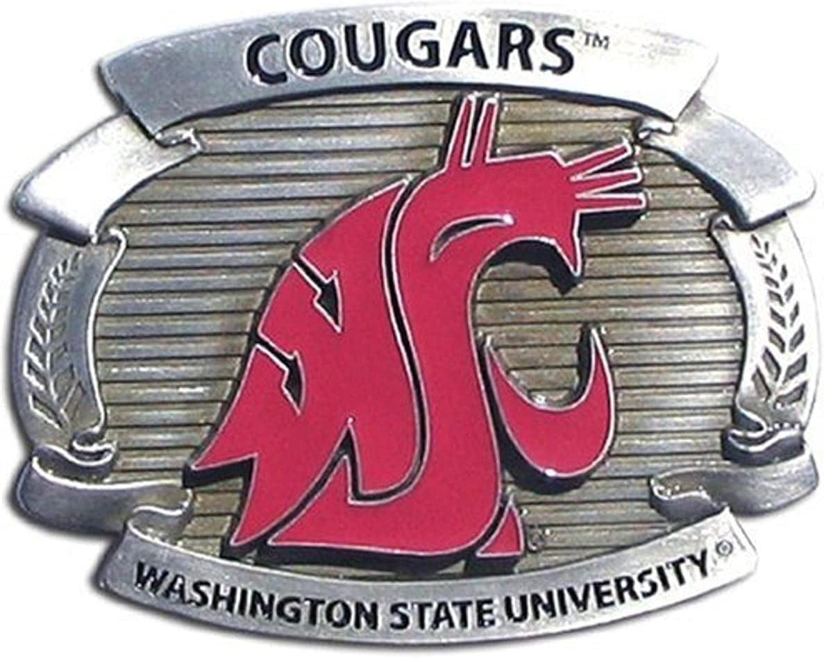 Siskiyou Sports NCAA Oversized Buckle Apparel & Accessories > Clothing Accessories > Belt Buckles Siskiyou Sports Washington State Cougars