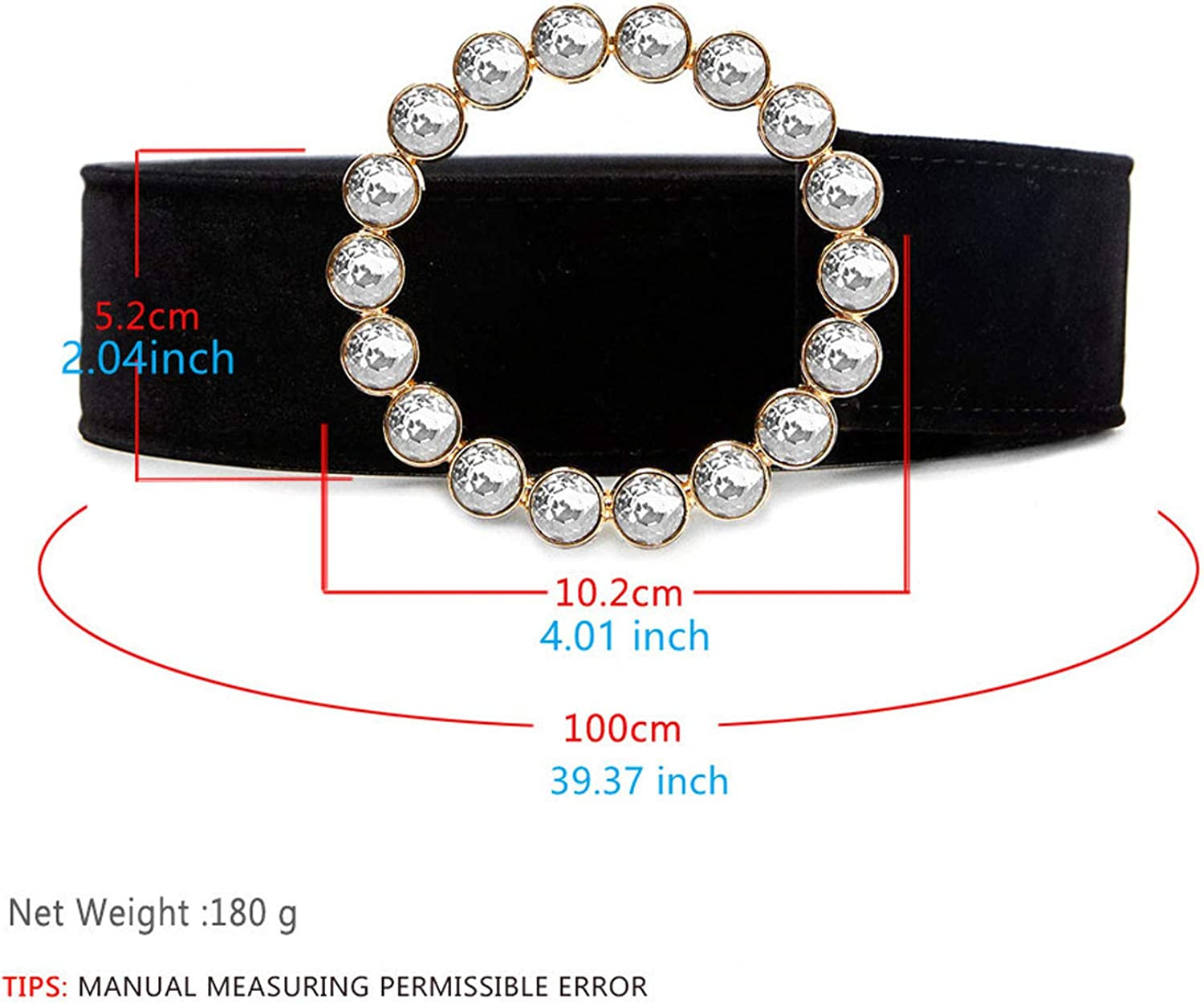 Fashion Designer Belts for Women,Leather Belts for Jeans Dress Pants with Gorgeous Crystal Buckle,Statement Gift for Women Apparel & Accessories > Clothing Accessories > Belts Aidyfeso