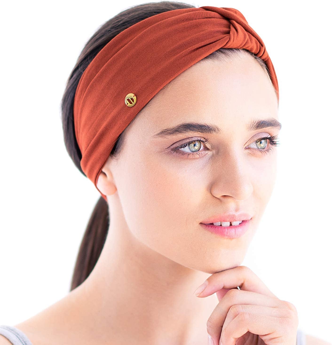 BLOM Original Headbands for Women Wear for Yoga, Fashion, Working Out, Travel or Running Multi Style Apparel & Accessories > Clothing Accessories > Headwear BLOM Rust