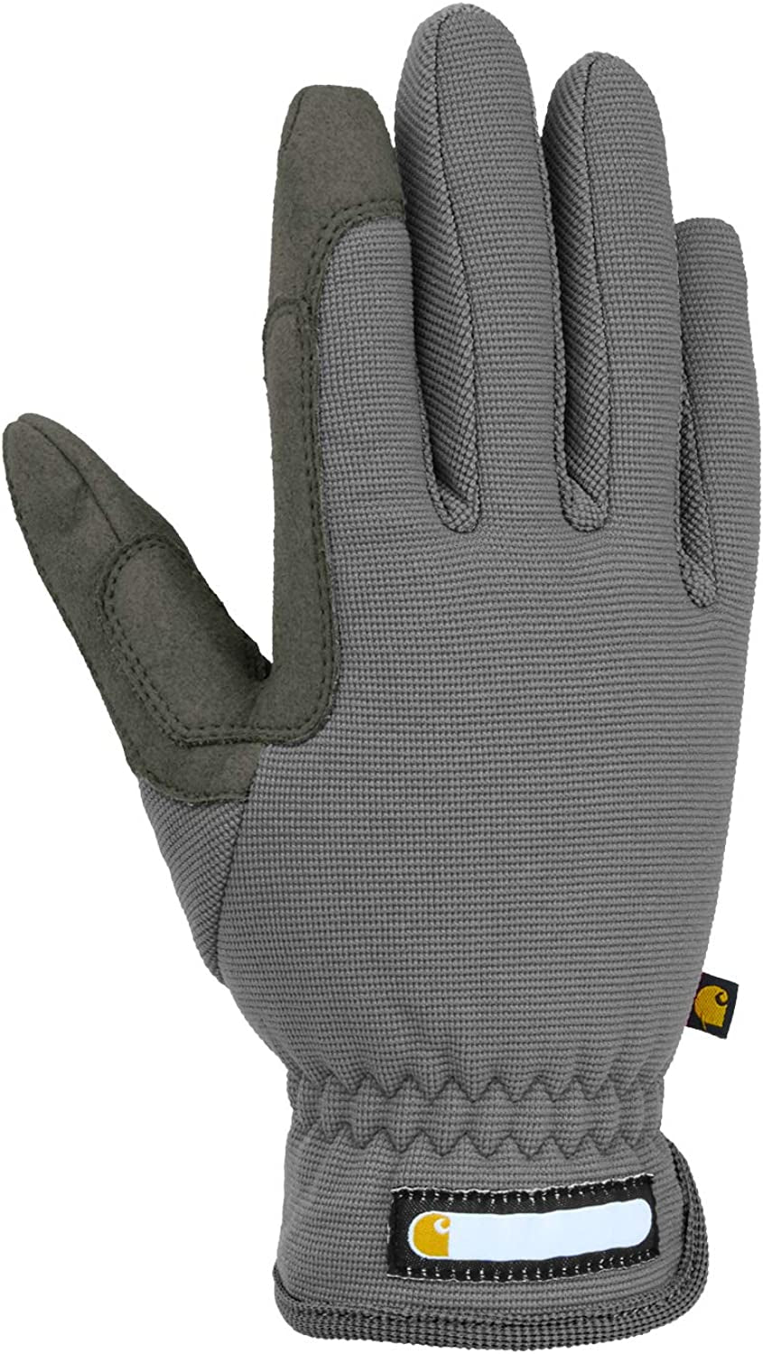 Carhartt Women'S Flex Breathable Spandex Work Glove Apparel & Accessories > Clothing Accessories > Gloves & Mittens Carhartt Gull Grey Large