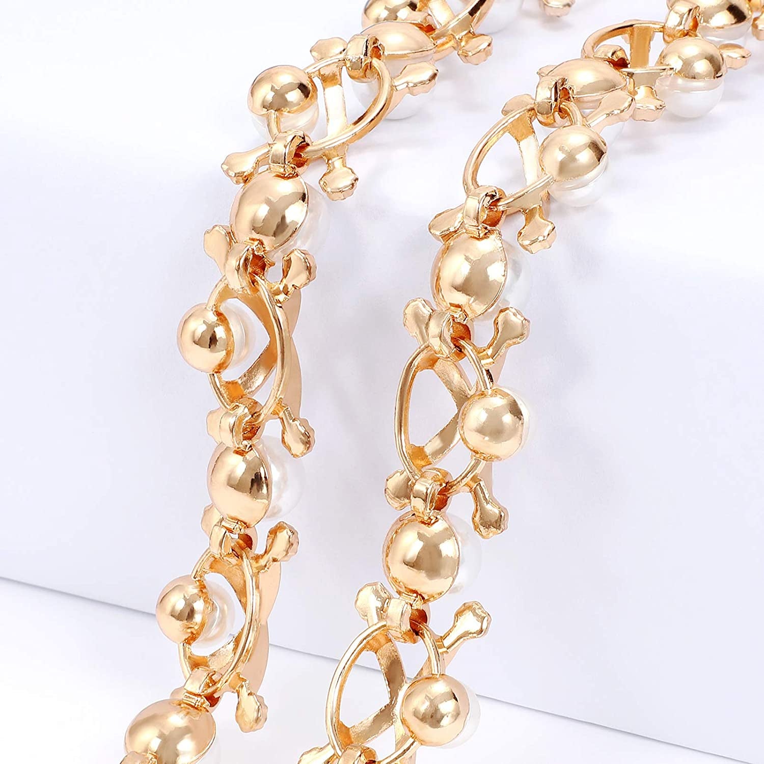 Metal Waist Chain Women Girls Adjustable Body Link Belts Fashion Belly Jewelry for Jeans Dresses Gold Apparel & Accessories > Jewelry > Body Jewelry WHIPPY