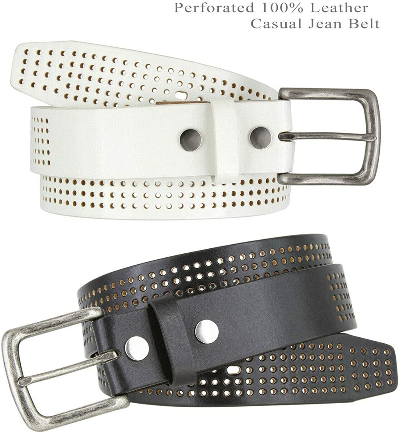 Western Floral Engraved Embossed Tooled Genuine Leather Belt Strap or Belt 1-1/2"(38Mm) Wide, Multi-Style Options Apparel & Accessories > Clothing Accessories > Belts Belts.com