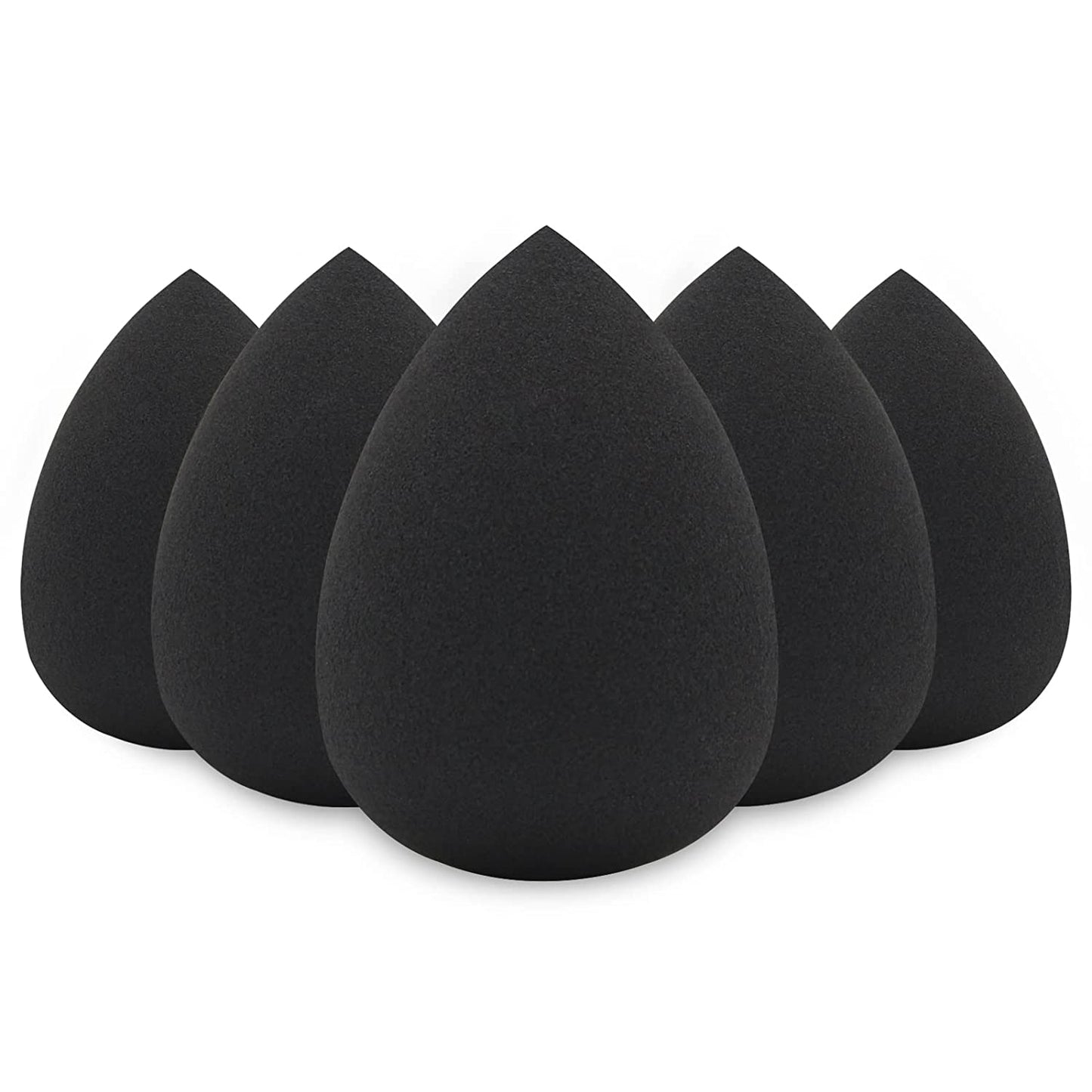 BEAKEY 5 Pcs Makeup Sponge Set, Foundation Blending Beauty Sponge, Flawless for Liquid, Cream, and Powder, Multi-Colored Makeup Sponges Health & Beauty > Personal Care > Cosmetics > Cosmetic Tools > Makeup Tools BEAKEY D-Black