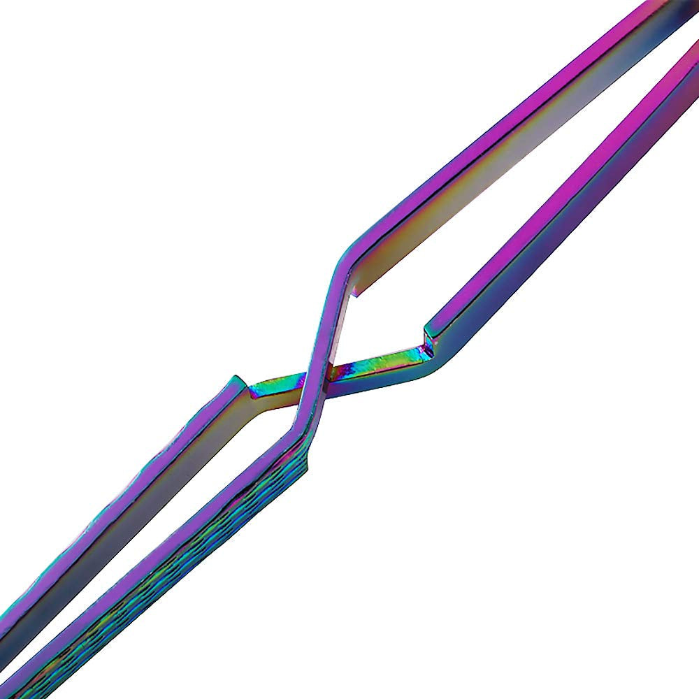 SILPECWEE 1 Pcs Colorful Stainless Steel Nail Art Pincher Cuticle Pusher False Nail Shaping Tweezers Multi-Function Manicure Tools Health & Beauty > Personal Care > Cosmetics > Cosmetic Tools > Nail Tools SILPECWEE