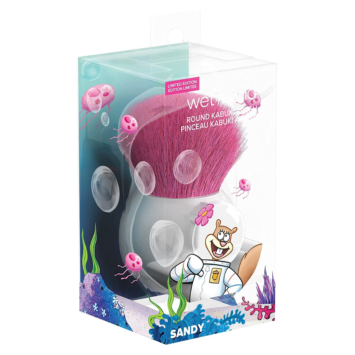 Wet N Wild 1114237, round Kabuki Brush Spongebob Squarepants Makeup Tools Cheeks round Foundation Brush, Sandy Health & Beauty > Personal Care > Cosmetics > Cosmetic Tools > Makeup Tools wet n wild
