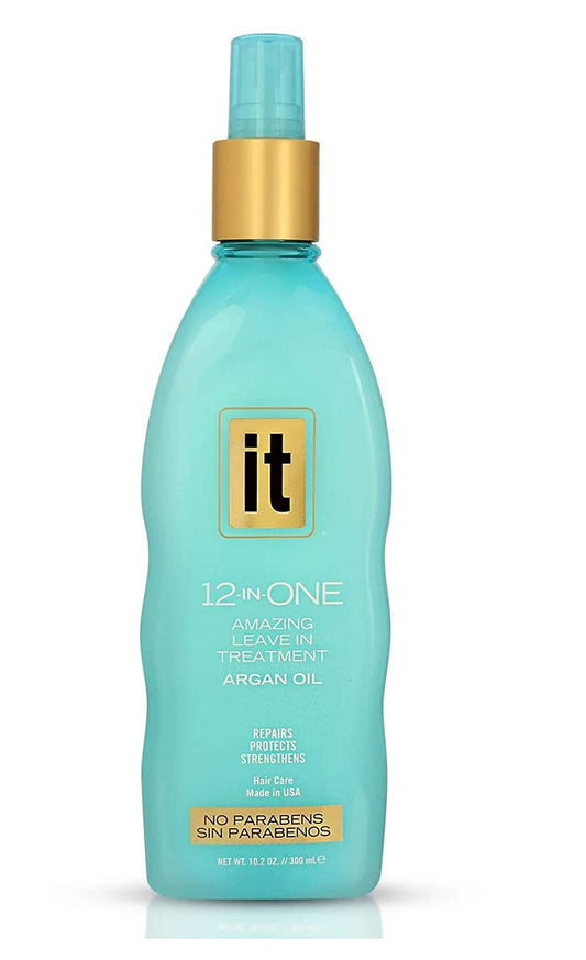 It Haircare 12-In-One Amazing Moroccan Argan Oil Leave-In Treatment, 10.2 Oz Health & Beauty > Personal Care > Hair Care It