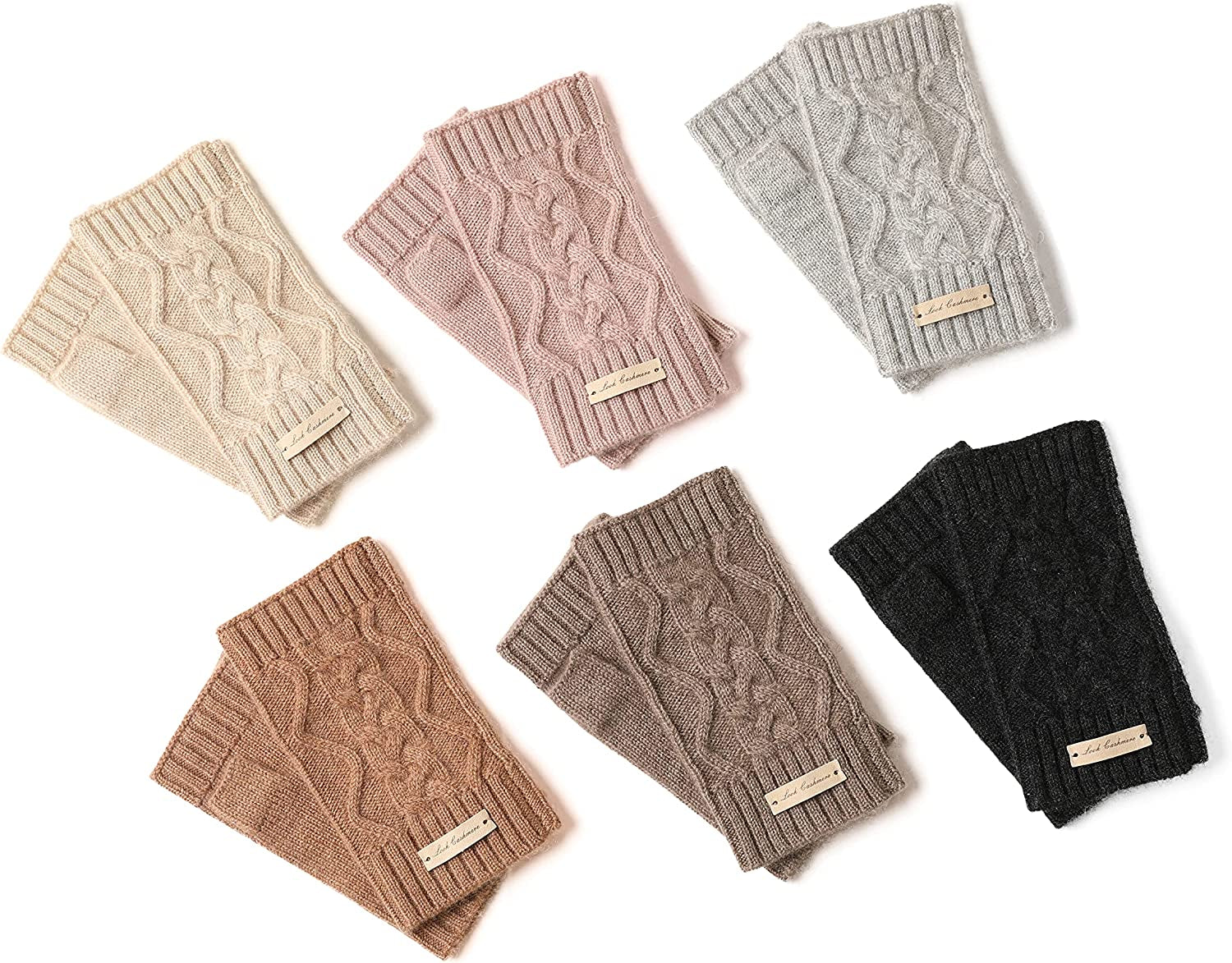 Pure Cashmere Mitten Gloves for Women in a Gift Box Apparel & Accessories > Clothing Accessories > Gloves & Mittens NUOHEMULE