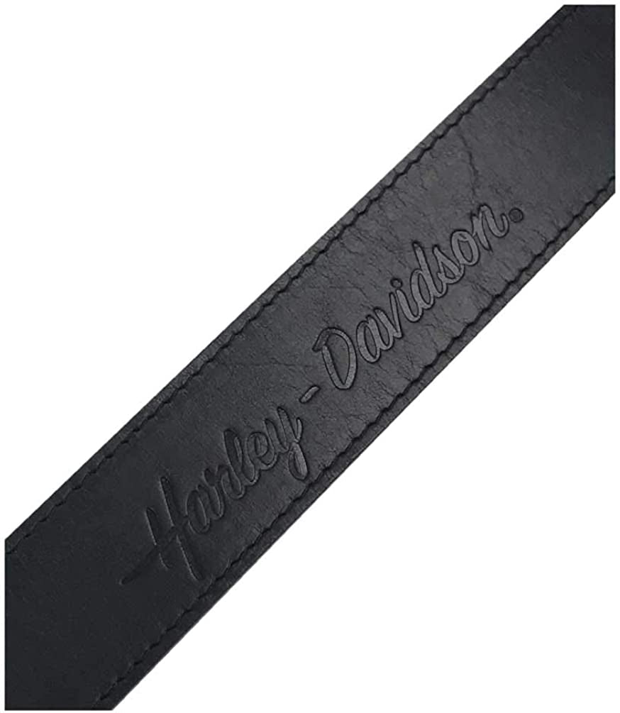 Harley-Davidson Women'S Rebel Embellished Heart Genuine Leather Belt - Black Apparel & Accessories > Clothing Accessories > Belts Lodis