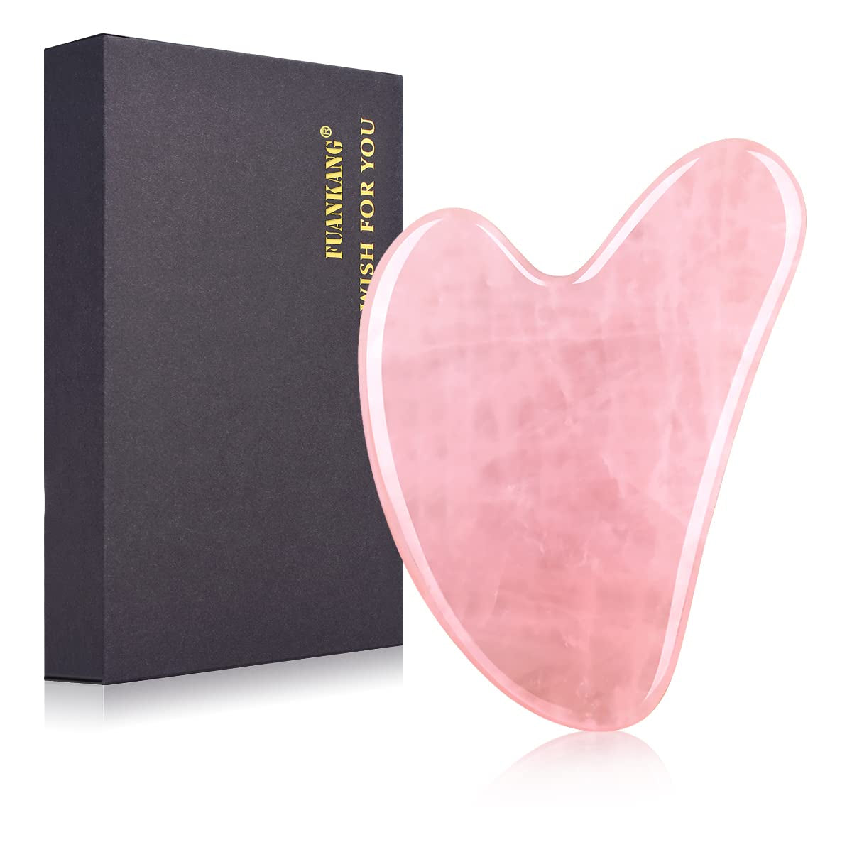Gua Sha Facial Tools Stone Massage Guasha Tool for Face - by FUANKANG (Green) Health & Beauty > Personal Care > Cosmetics > Cosmetic Tools > Skin Care Tools FUANKANG Rose