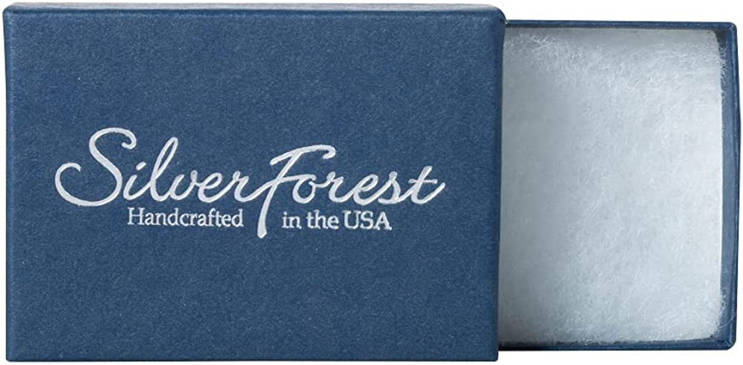 Silver Forest Earrings - Brass Spiral & Bead Apparel & Accessories > Jewelry > Earrings Silver Forest