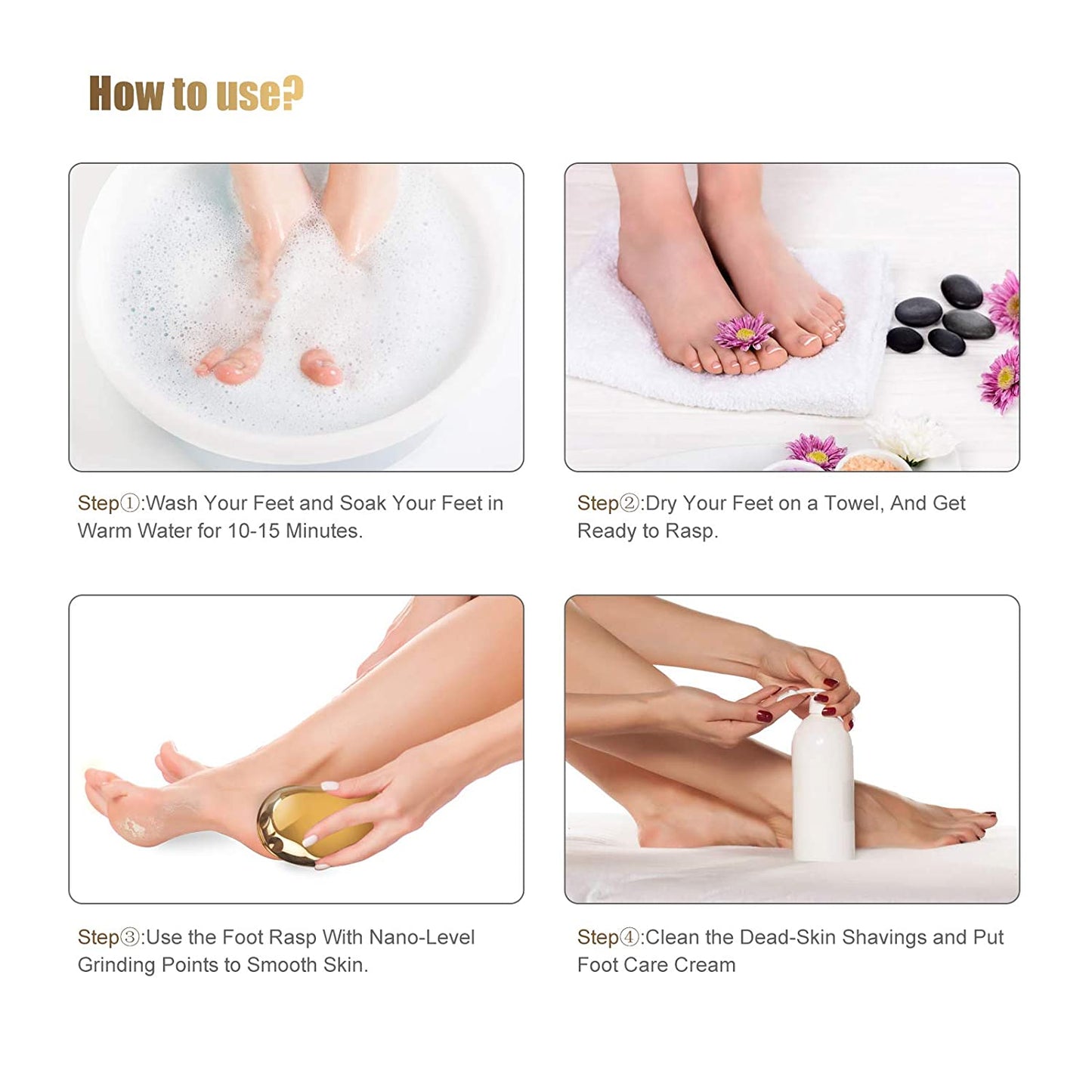Foot Scrubber Callus Remover File, Best Glass Feet Scrubber Tool, Foot Rasp with Nano-Level Grinding Points Foot Care Pedicure Tool for Dead Skin Removal Cracking on Both Wet and Dry Feet, Ideal Gift Health & Beauty > Personal Care > Foot Care Aumuko