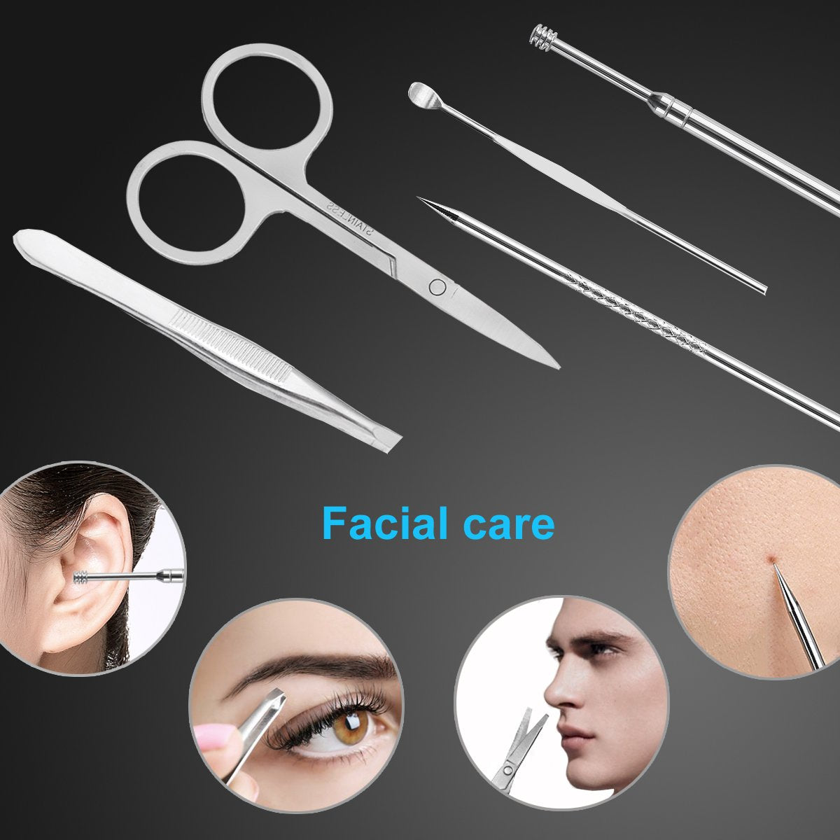 Manicure Set Nail Clippers Pedicure Kit -18 Pieces Stainless Steel Manicure Kit, Professional Grooming Kits, Nail Care Tools with Luxurious Travel Case Health & Beauty > Personal Care > Foot Care Yougai