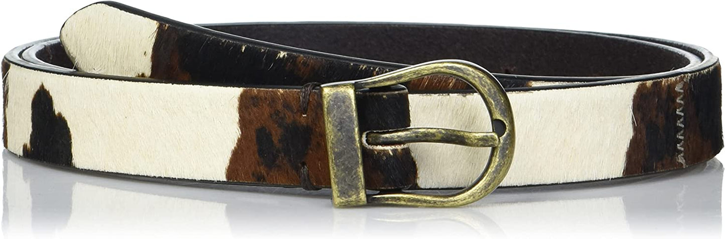 Frye Women'S 20Mm Leather Belt Apparel & Accessories > Clothing Accessories > Belts Frye Multicolor Haircalf Small