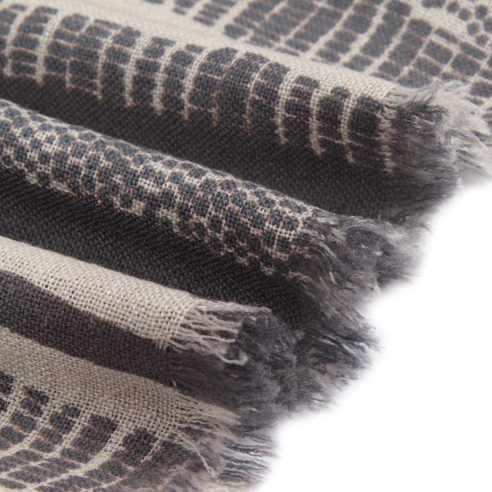 WAMSOFT 100% Pure Wool Scarf, Thick Long Plaid Scarf Winter Tartan Scarves for Men Women… Apparel & Accessories > Clothing Accessories > Scarves & Shawls WAMSOFT