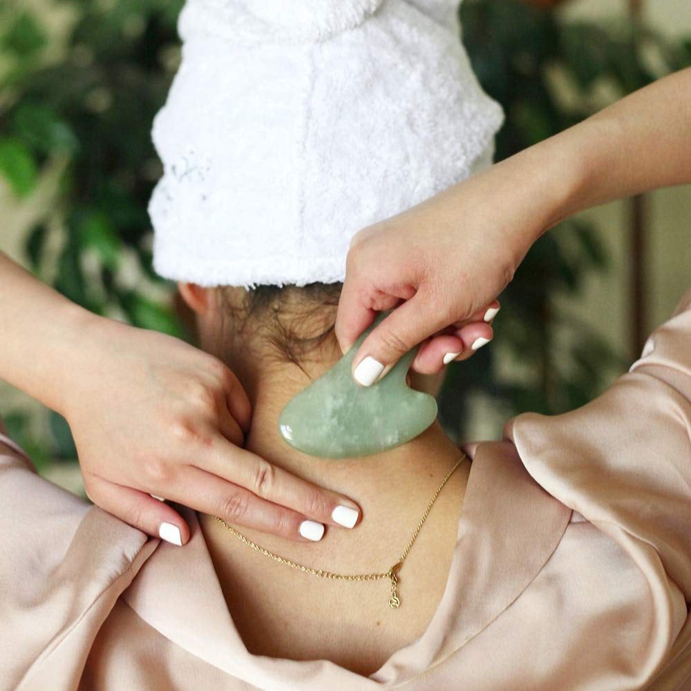 Mount Lai - the Jade Gua Sha Facial Lifting Tool | Gua Sha to Sculpt Facial Features + Release Tension Health & Beauty > Personal Care > Cosmetics > Cosmetic Tools > Skin Care Tools Mount Lai