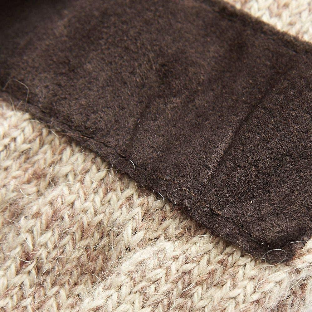 Hot Shot Ragg Wool Pop Top Fingerless Glove, Oatmeal Apparel & Accessories > Clothing Accessories > Gloves & Mittens Jacob Ash