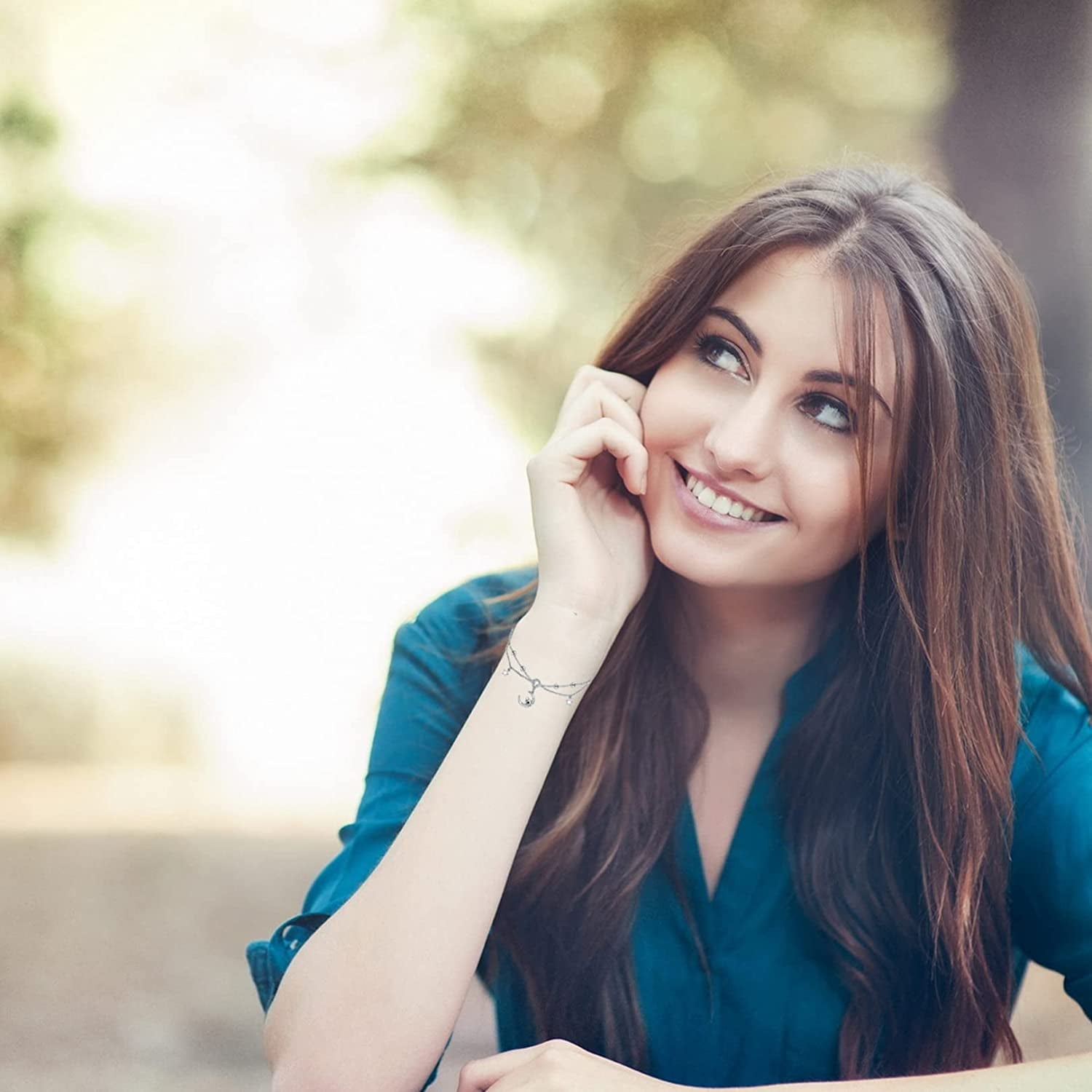 MUATOGIML 925 Sterling Silver Mom Necklace Love Heart Pendant Mama Bear Panda Elephant Sloth Animal Necklaces Mother Son Daughter Jewelry Gifts for Women Mum Family Apparel & Accessories > Jewelry > Anklets MUATOGIML JEWELRY