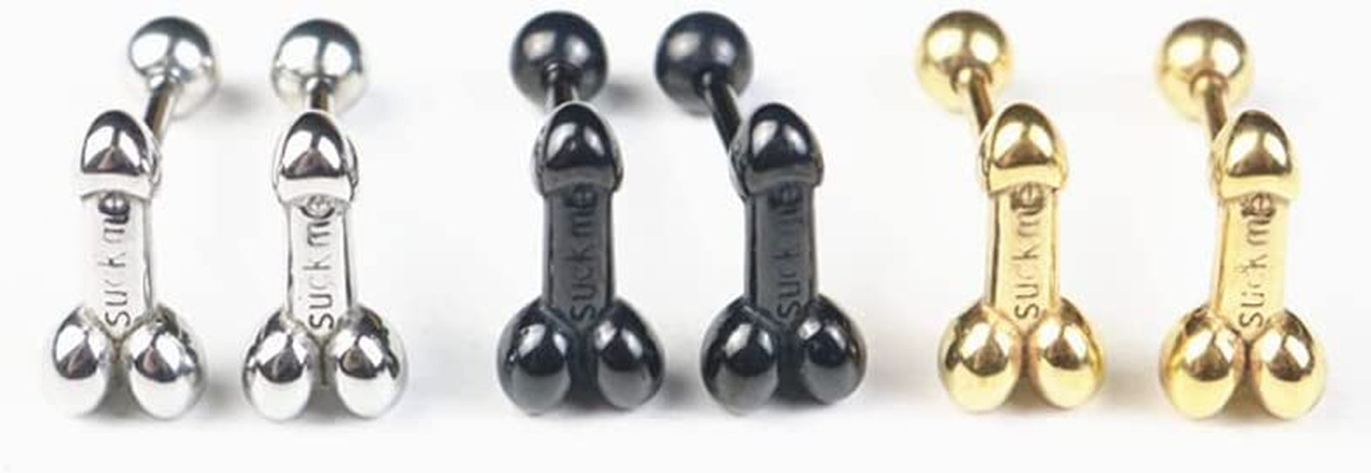 Sexy Genital Tongue Piercing Barbell Tongue Rings Surgical Stainless Steel Bars Tounge Ring Women Body Jewelry Durable Processed Apparel & Accessories > Jewelry > Body Jewelry generic