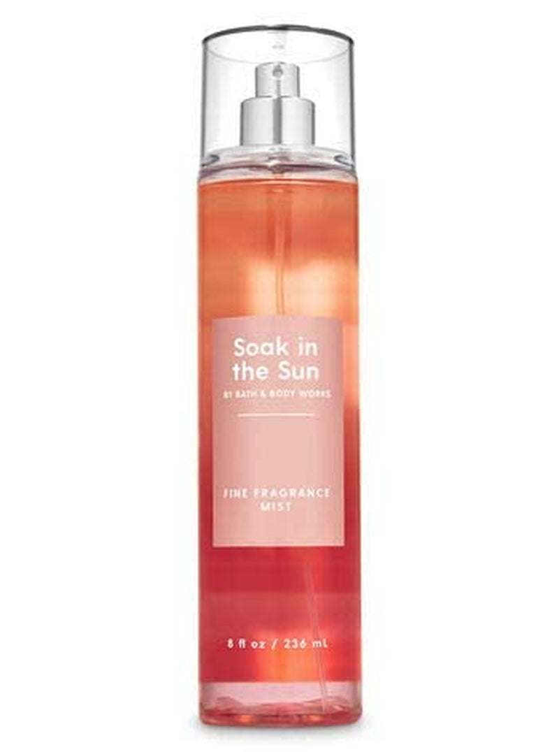 Bath and Body Works - SOAK in the SUN - PEACH SUNSET - Duo Gift Set - Body Cream and Fine Fragrance Mist - Full Size Health & Beauty > Personal Care > Cosmetics > Bath & Body Bath & Body Works