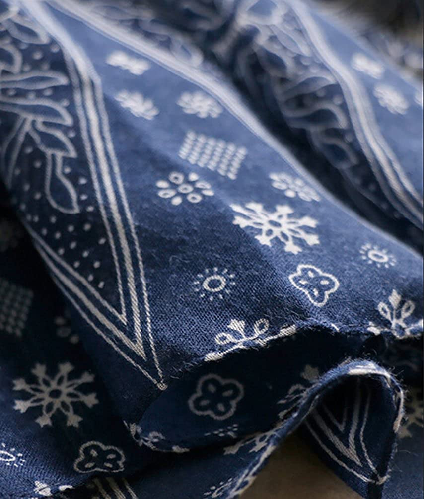 Meiling Women'S Lightweight Scarves Print Wraps Sarongs Cover up Cotton Tassel Fringe Scarf Shawl Apparel & Accessories > Clothing Accessories > Scarves & Shawls MEILING
