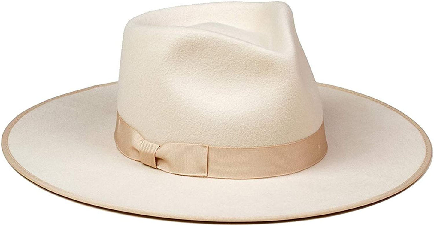 Lack of Color Women'S Rancher Fedora Hat Apparel & Accessories > Clothing Accessories > Hats Lack of Color Ivory Small