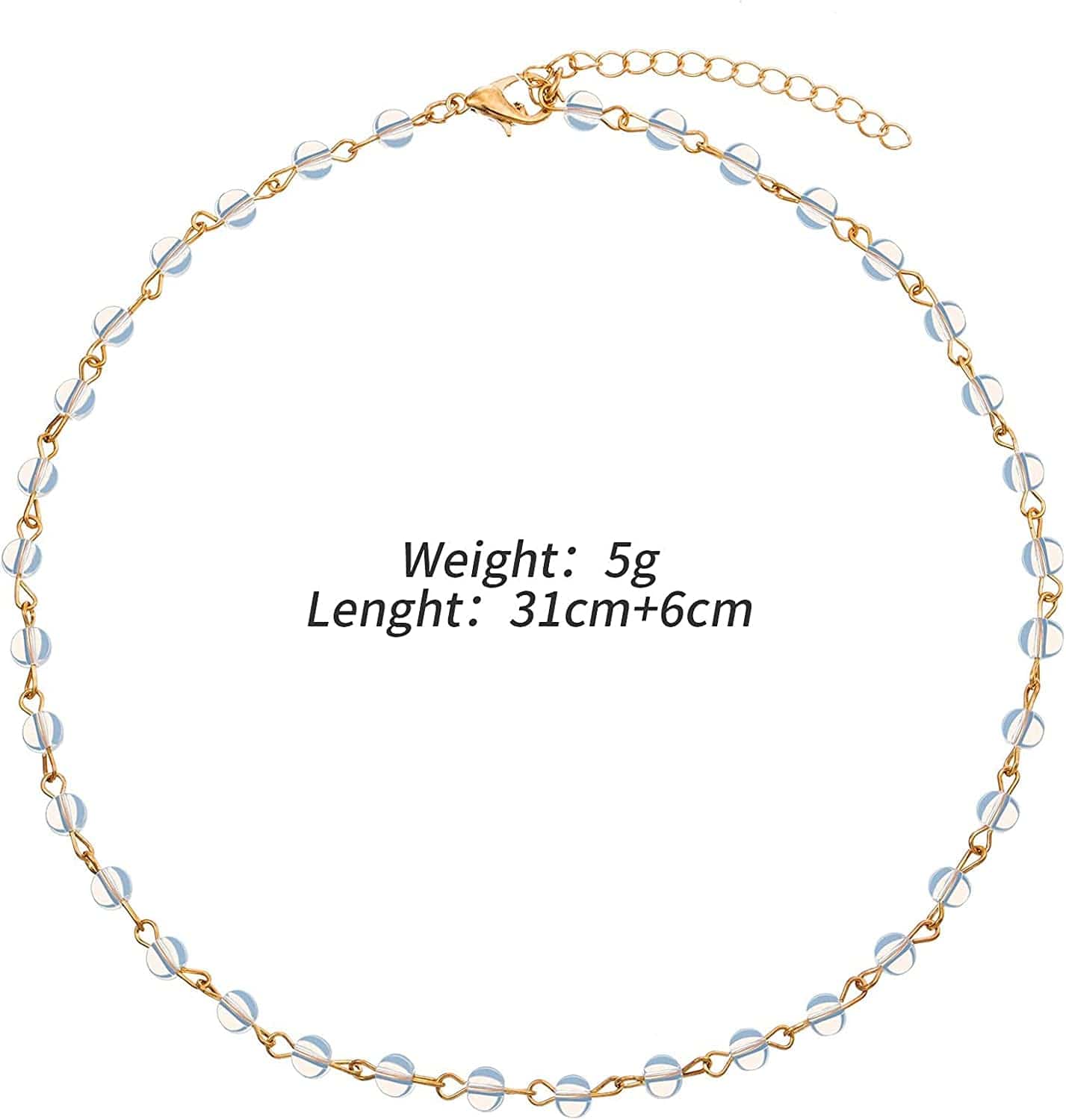 9 Pieces Gold Layering Chain Choker Necklace Layered Pendant Statement Necklace for Women Girls (Style A)