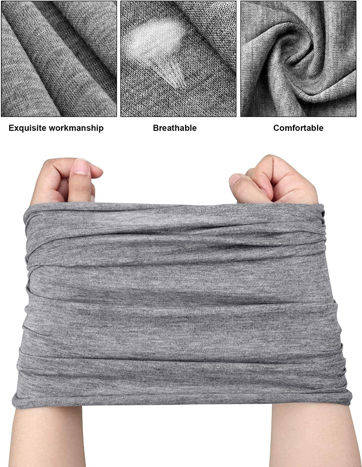 9 Pieces Outdoor Multifunctional Sport Headwear, Elastic Seamless Headband Face Bandana Mask Apparel & Accessories > Clothing Accessories > Headwear Blulu