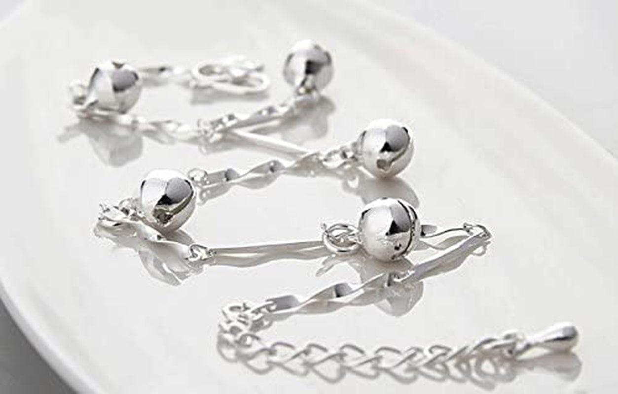 Beach Boho Anklet Foot Chain for Women Jewelry Beach Bells Barefoot Ankle Foot 5 Bracelet Sandal Women Chain Anklet Bracelets- Girl Jewelry (Silver, One Size) Apparel & Accessories > Jewelry > Anklets Generic