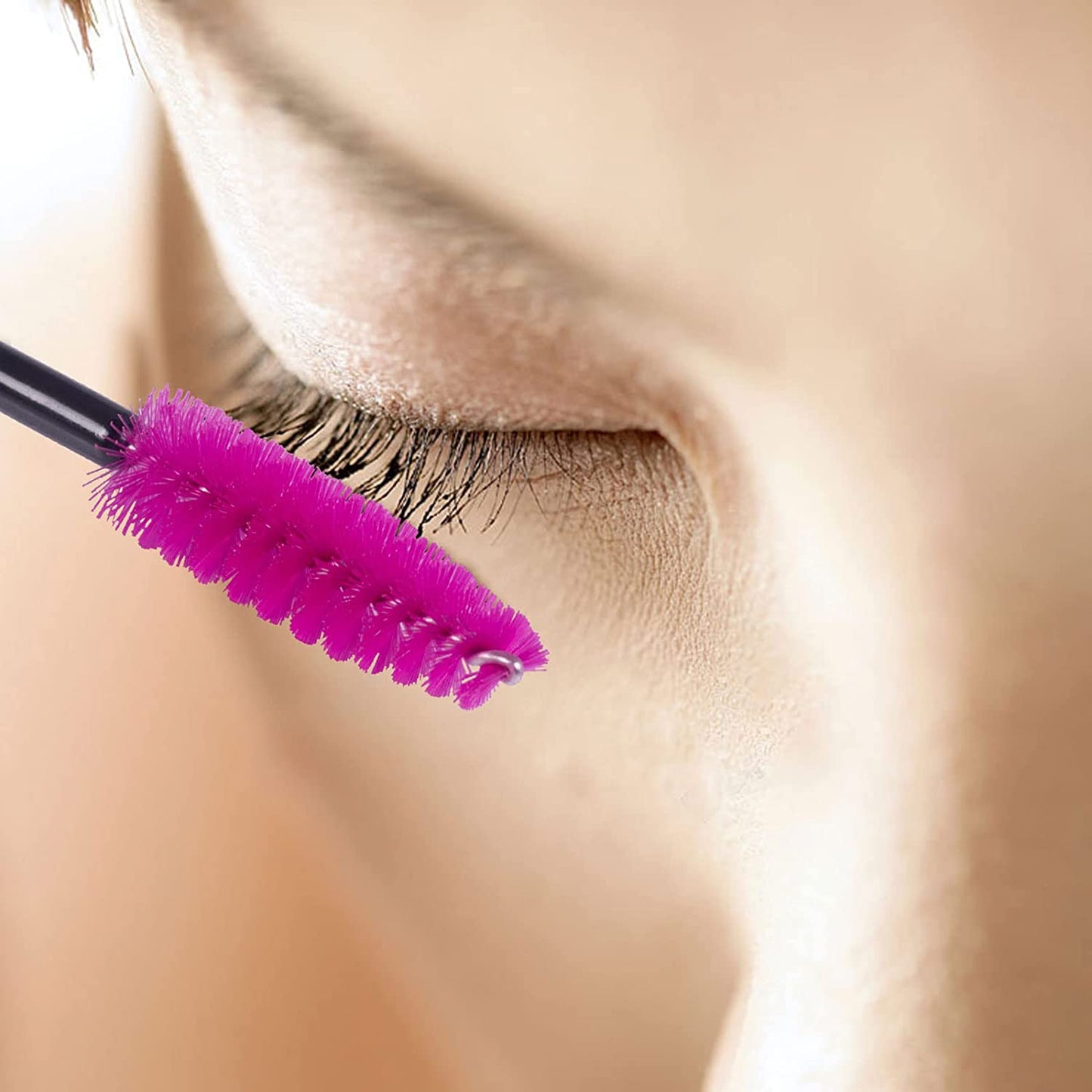 Disposable Mascara Wands 500PCS, Disposable Mascara Applicators Multicolored 10 Colors, ECBASKET Mascara Brushes, Eyelash Eyebrow Brushes, Cosmetic Brush Makeup Tools Kit Health & Beauty > Personal Care > Cosmetics > Cosmetic Tools > Makeup Tools ECBASKET