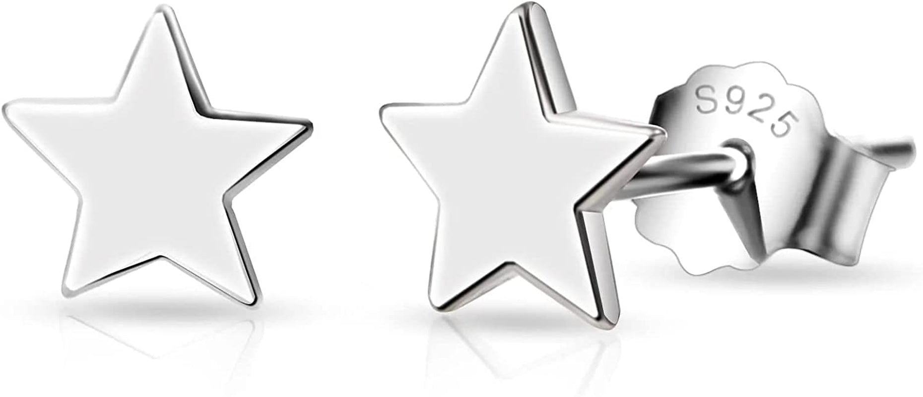 Sterling Silver Friendship Quote Star Earrings Apparel & Accessories > Jewelry > Earrings Philip Jones