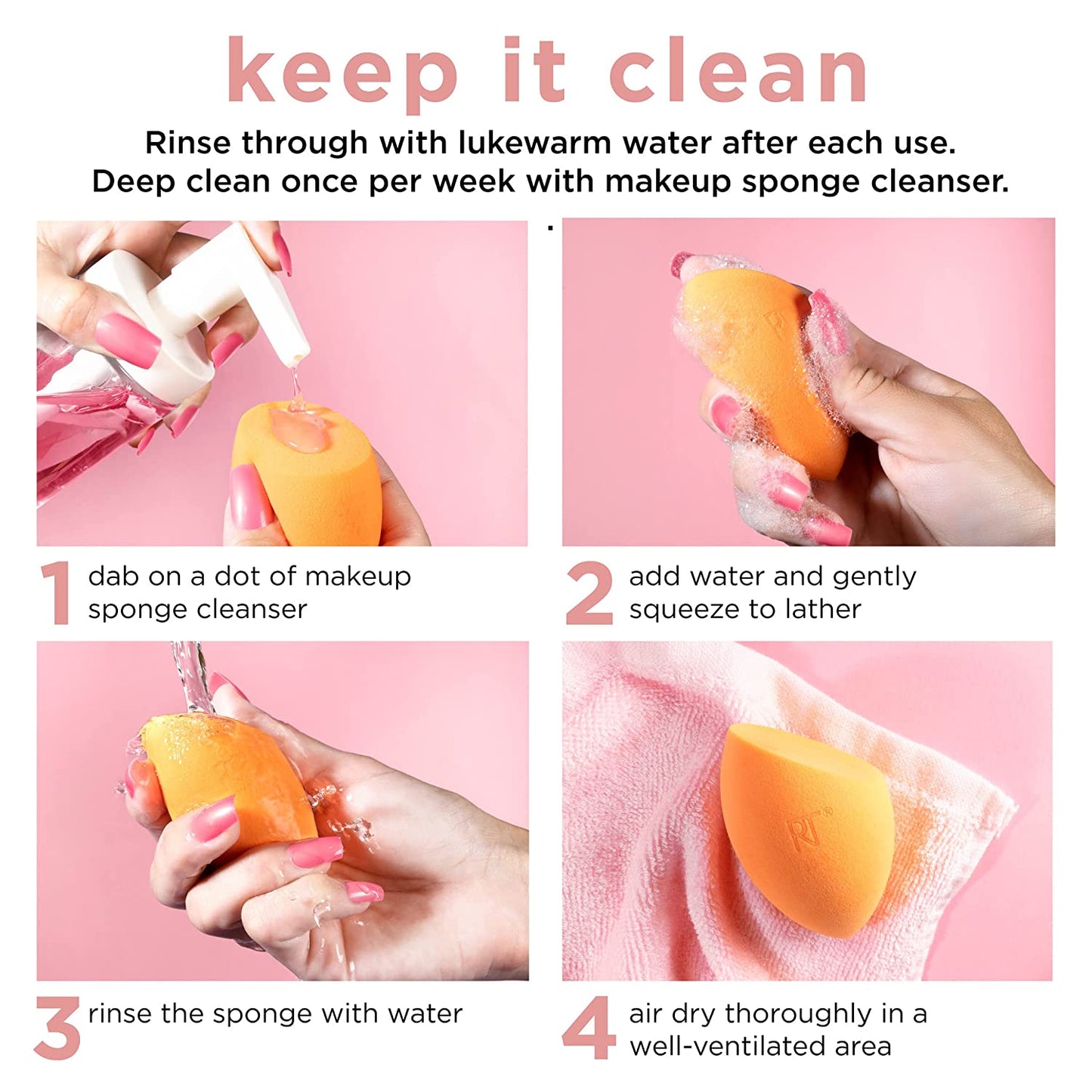 Real Techniques Miracle Complexion Sponge, Beauty Sponge for Makeup Blending & Foundation Application, Full Coverage, Streak-Free Professional Makeup Tool, Cruelty Free, Vegan, Latex Free, 8 Count Health & Beauty > Personal Care > Cosmetics > Cosmetic Tools > Makeup Tools Real Techniques