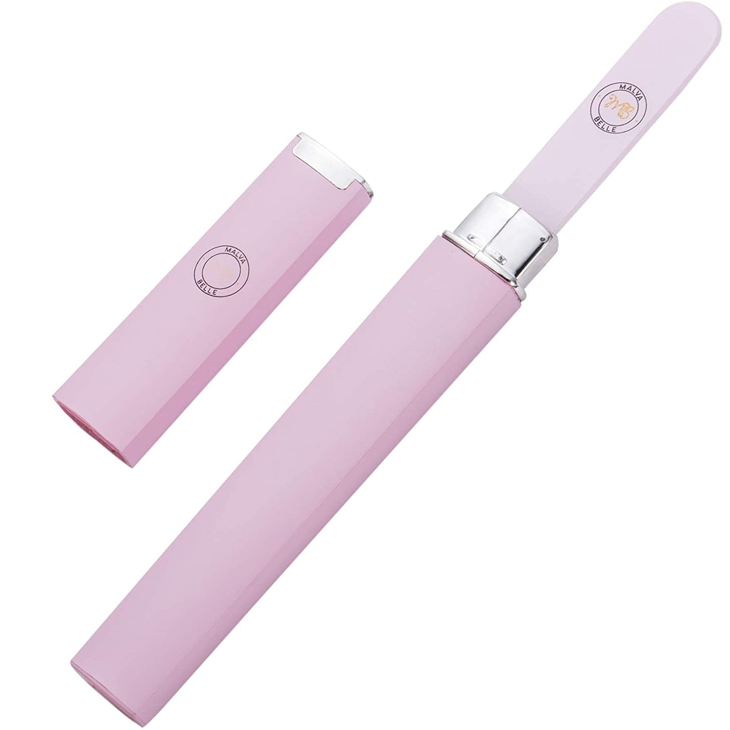 Best Crystal Glass Nail File β Perfect for Women & Girls - Long Lasting Double Sided Tempered Glass β Professional Salon Manicure/Pedicure Filing Tool for Natural Nails - with Case - Pastel Lilac 2Mm Health & Beauty > Personal Care > Cosmetics > Cosmetic Tools > Nail Tools Malva Belle Lilac 2mm