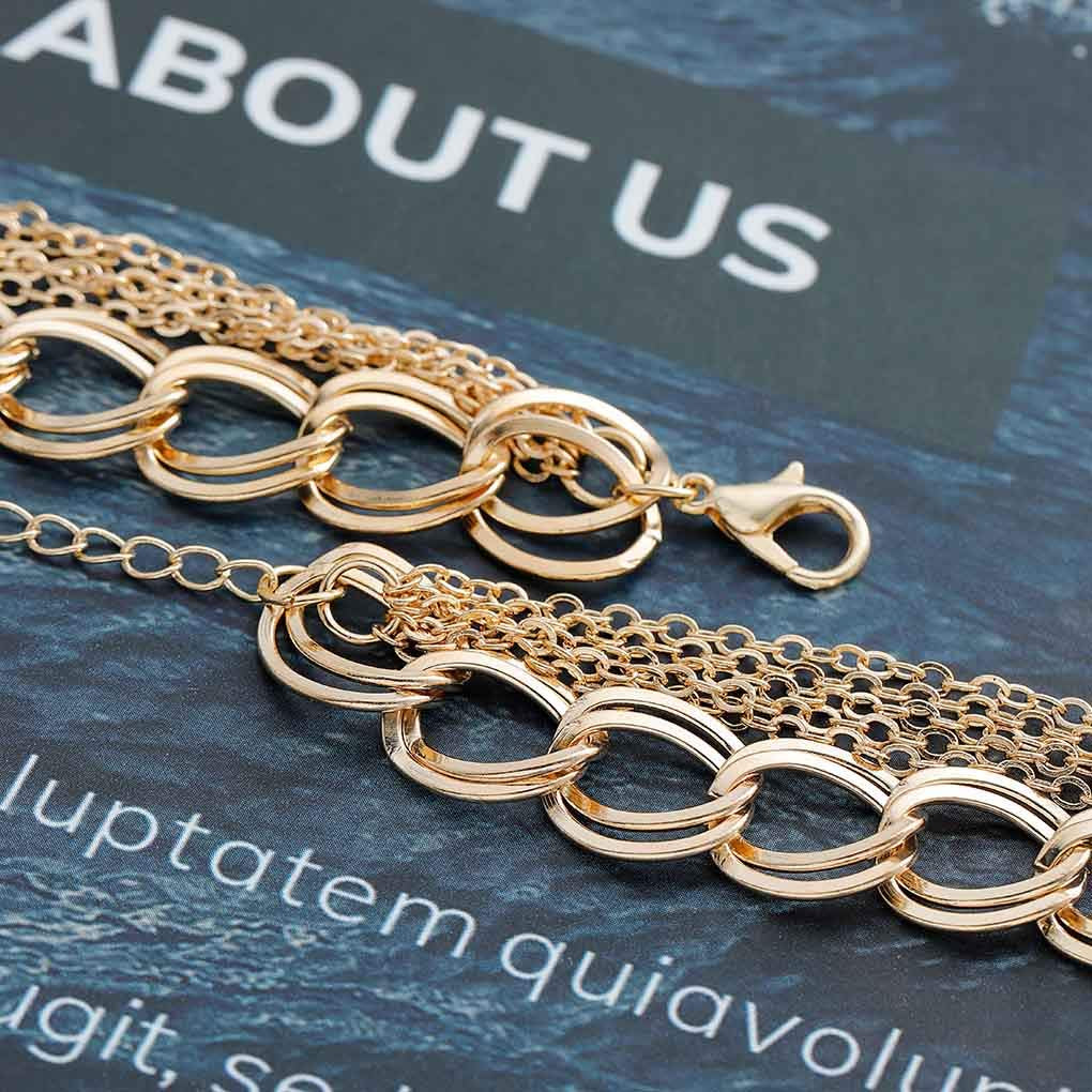 Bomine Harness Body Chain Bra Crossover Sexy Body Jewelry Bikini Chains Necklace for Women and Girls (Gold) Apparel & Accessories > Jewelry > Body Jewelry Bomine