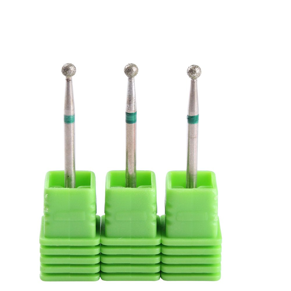 MZCMSL 4PCS Cuticle Clean Drill Bit Diamond Nail Bit Ball Head Stone File Manicure Pedicure Nail Art Tools Health & Beauty > Personal Care > Cosmetics > Cosmetic Tools > Nail Tools MZCMSL 3PCS Φ3MM