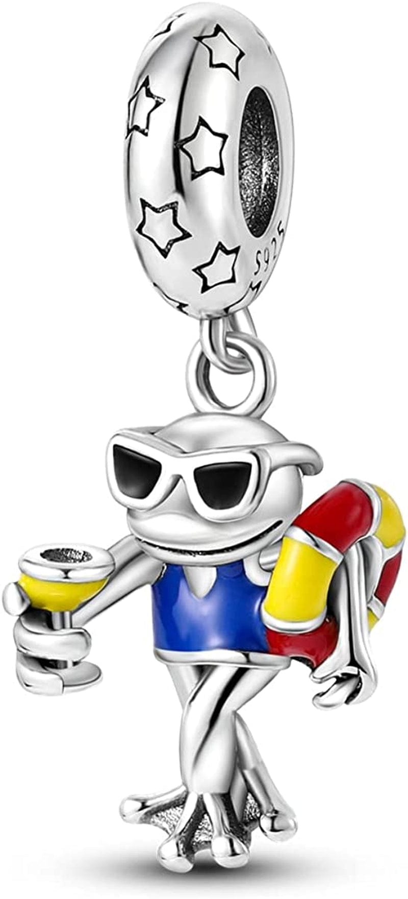 925 Sterling Silver Charms for Bracelets and Necklaces Airplane Passport Dangle Pendants Beads Butterfly Dragonfly Charms Jewelry Gift for Women Girls Mr Frog