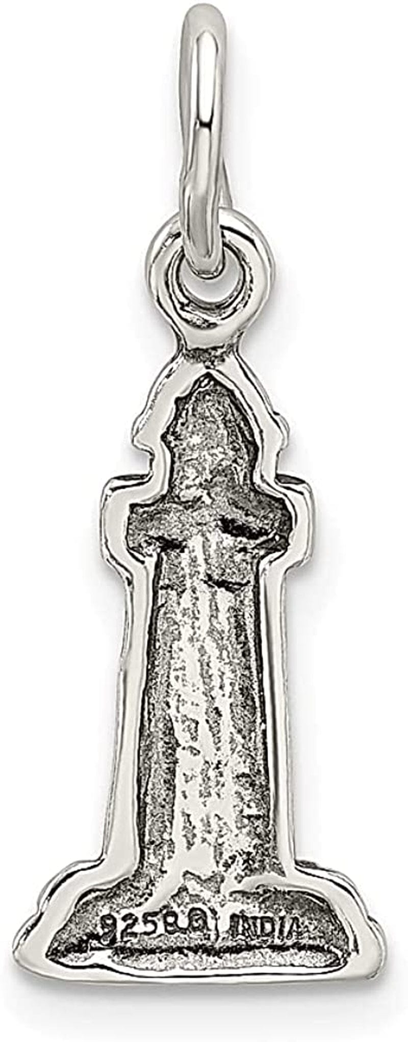 925 Sterling Silver Lighthouse Charm Necklace Pendant Seashore Fine Jewelry for Women Gifts for Her