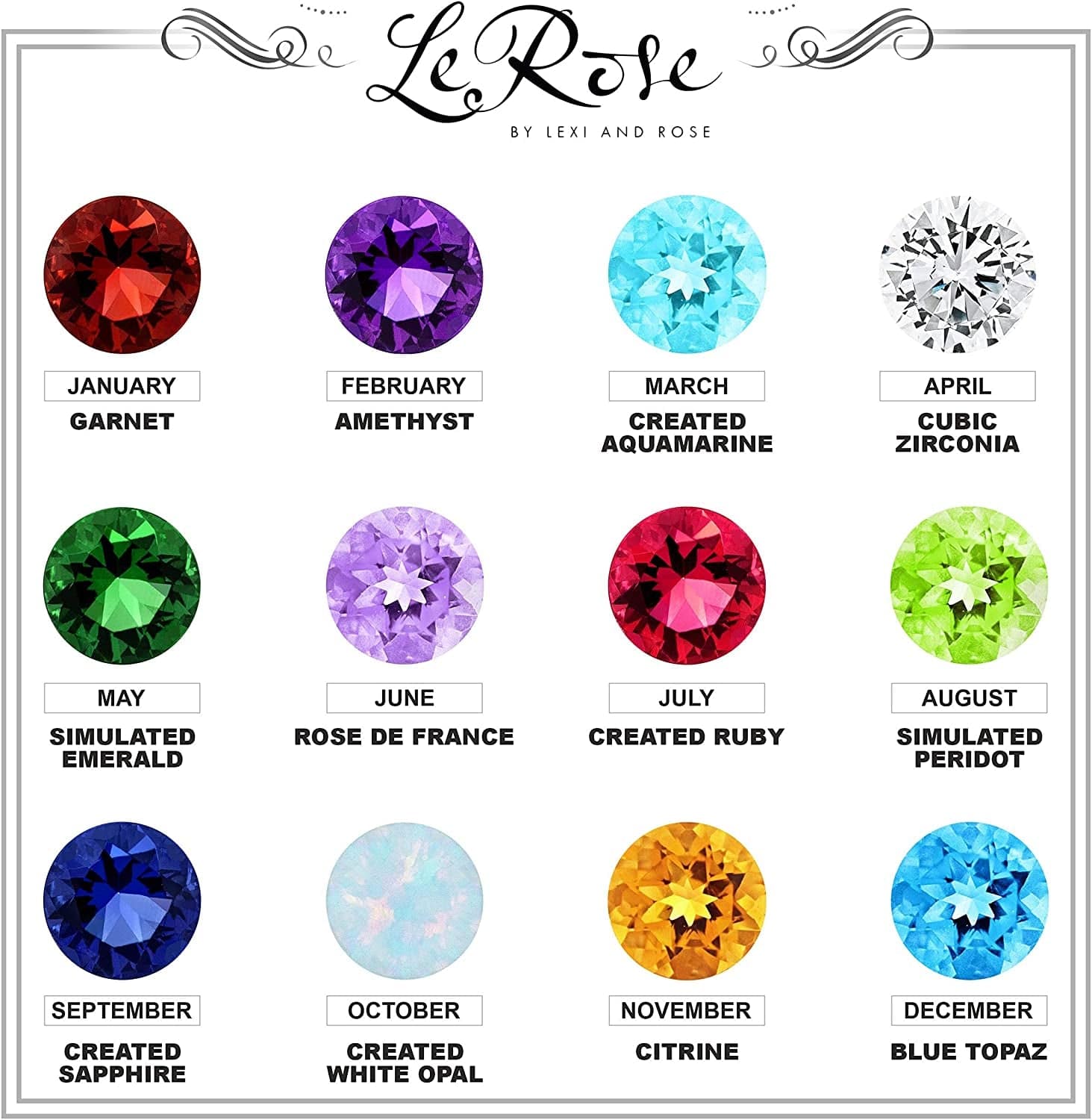 .925 Sterling Silver Trillion-Cut Birthstone & Lab Grown White Sapphire or CZ Double Shank Bypass Style Fashion Ring - Choice of Gem Color/Month