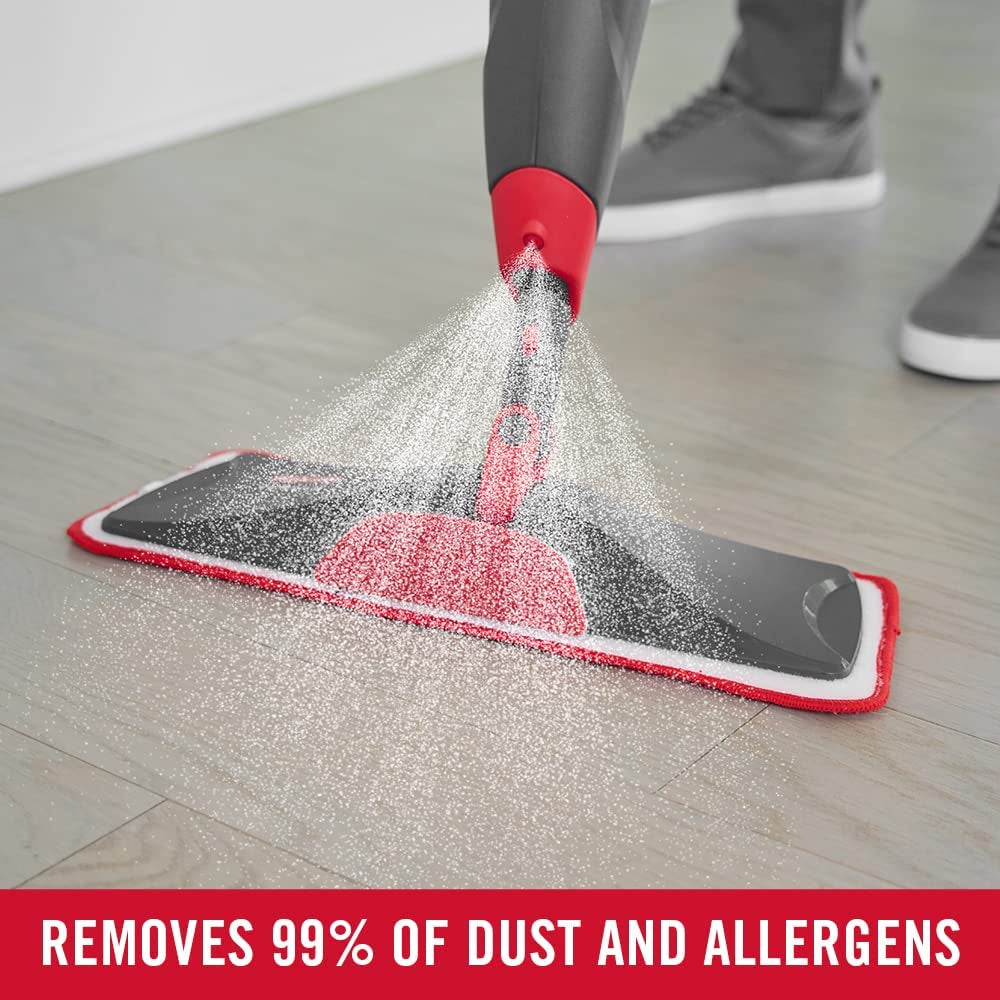 Rubbermaid Reveal Spray Microfiber Floor Mop Cleaning Kit for Laminate & Hardwood Floors, Spray Mop with Reusable Washable Pads, Commercial Mop Apparel & Accessories > Jewelry > Body Jewelry Rubbermaid