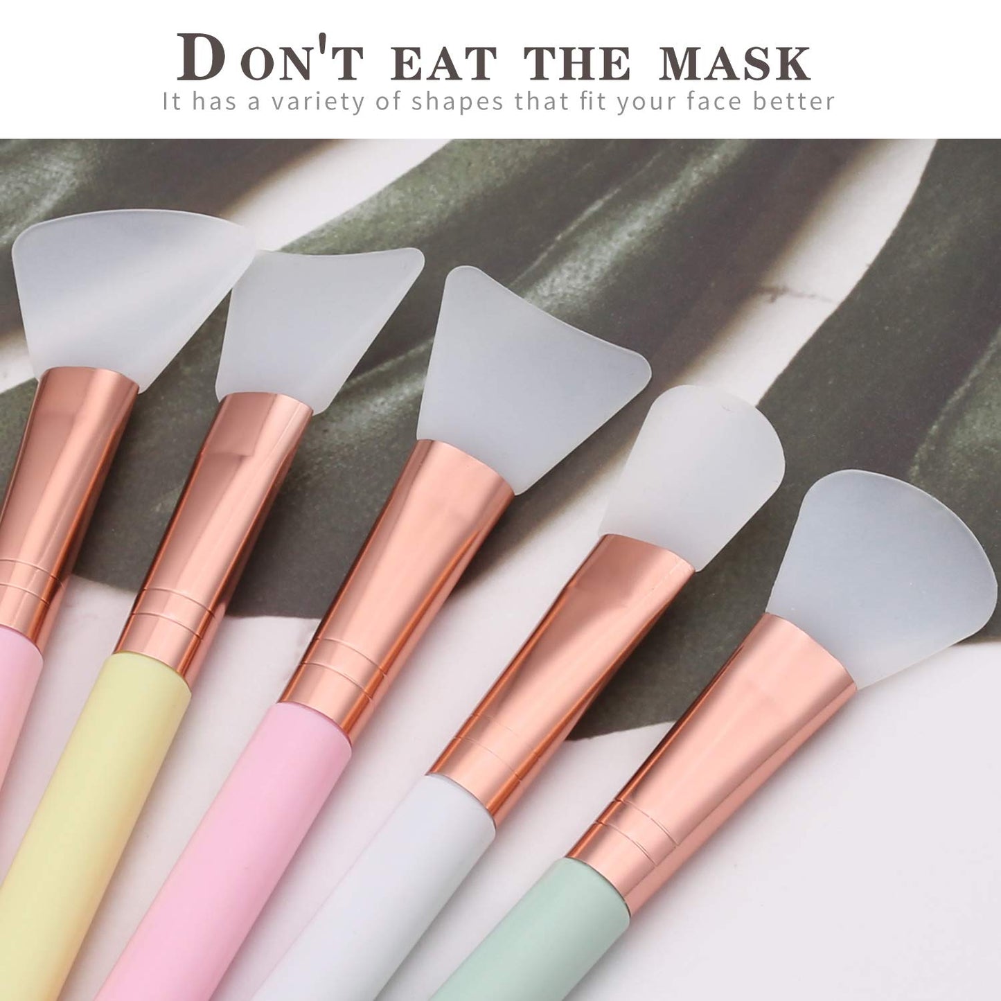 Elisel 5Pcs Silicone Face Mask Brushes Flexible Facial Mud Mask Applicator Brush for Applying Facial Mask,Sleeping Mask, Clay Mask,Body Lotion Mask Beauty Tools Makeup Brushes Applicator (Style 1) Health & Beauty > Personal Care > Cosmetics > Cosmetic Tools > Makeup Tools Elisel