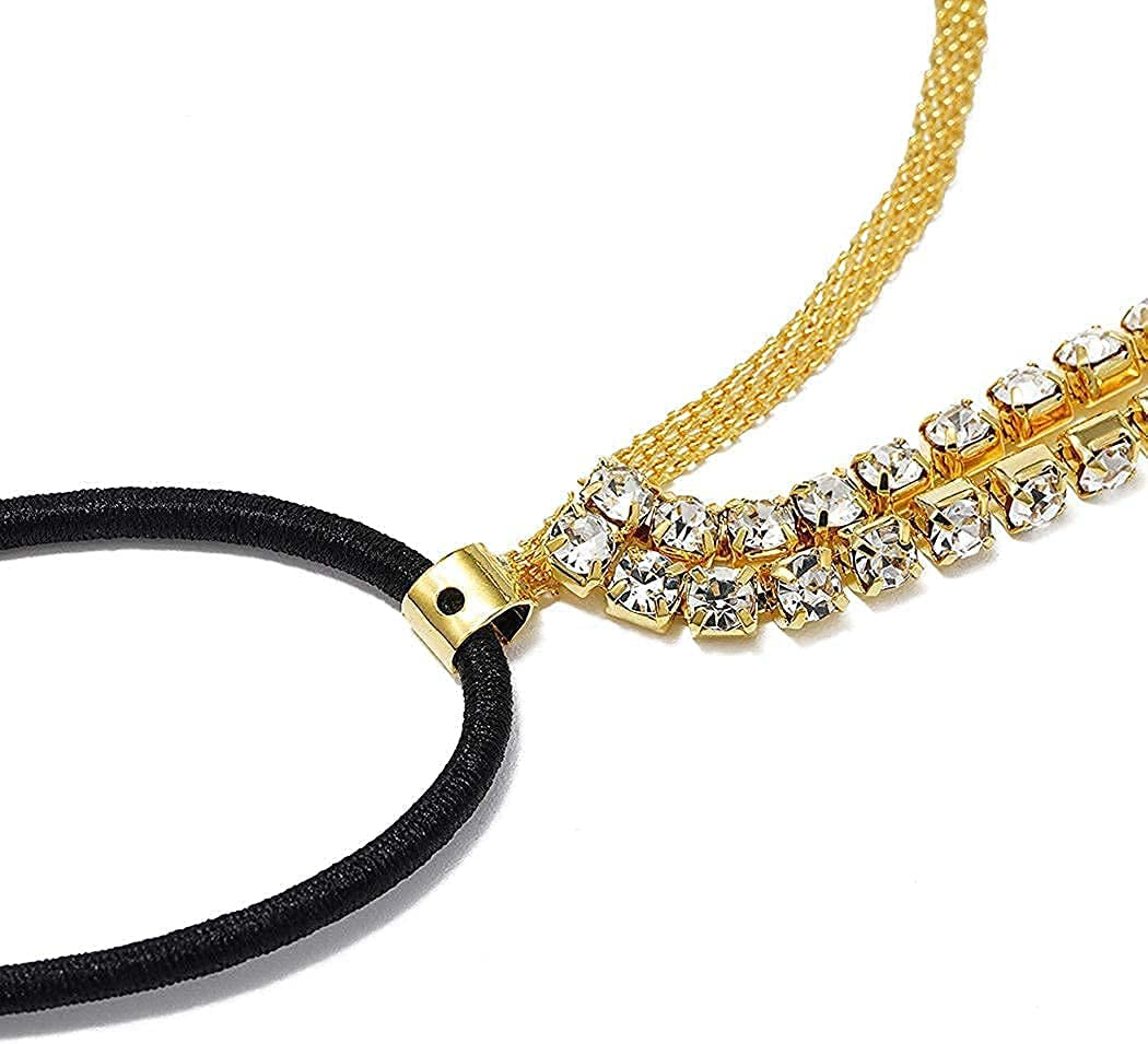 Victray Boho Crystal Leg Chains Body Chain Summer Beach Thigh Chain Fashion Body Jewelry for Women and Girls Apparel & Accessories > Jewelry > Body Jewelry Victray