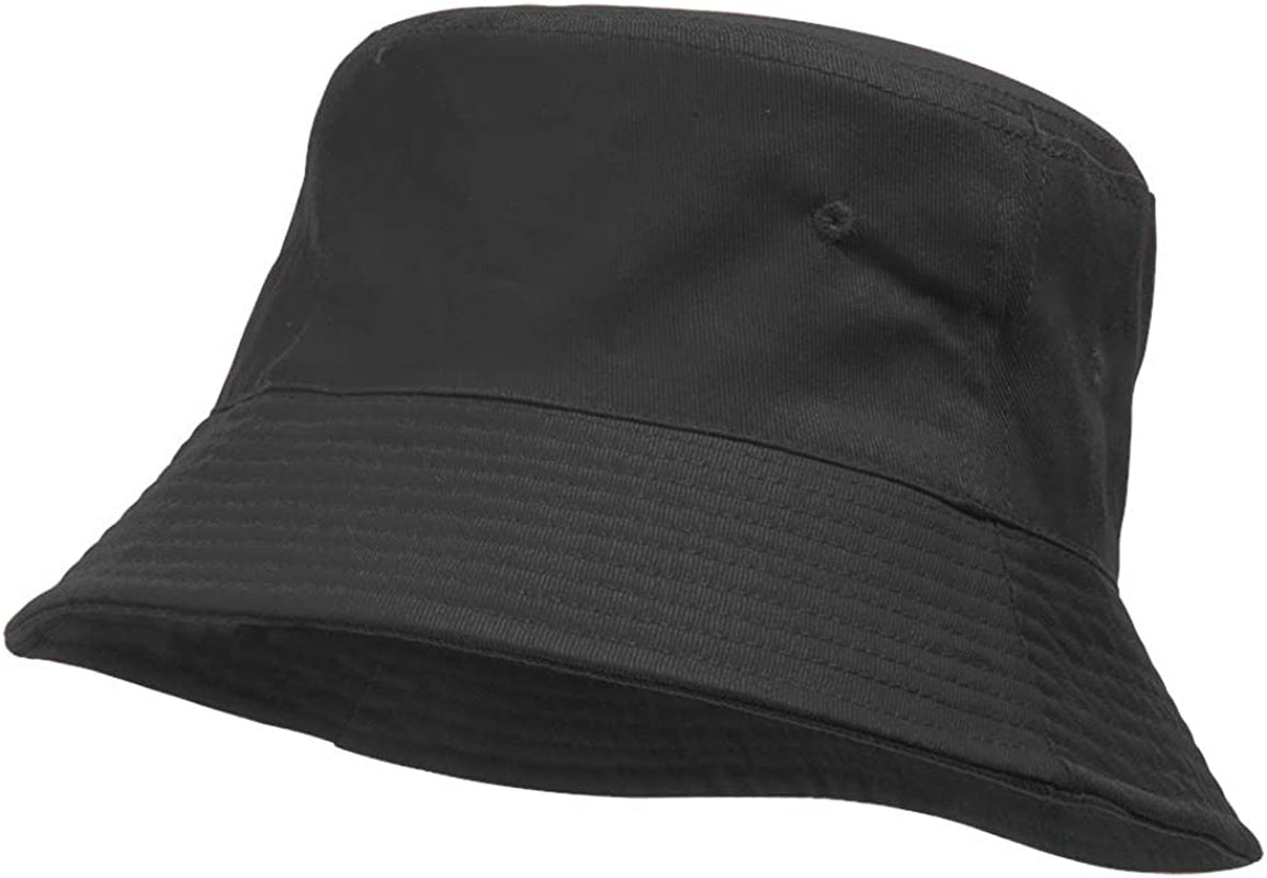 Topheadwear Blank Cotton Bucket Hat Apparel & Accessories > Clothing Accessories > Headwear TOP HEADWEAR Dark Gray Small-Medium